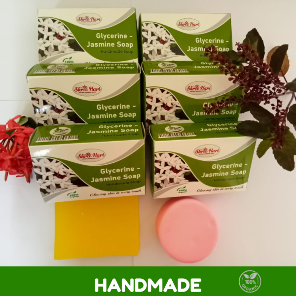 Glycerine Jasmine Soap Pack of 6 pcs