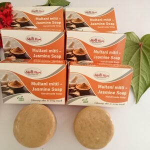 Multani mitti - Jasmine Soap Pack of 6 pcs